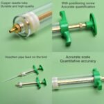 1 Set Feeding Syringe Feeding Tube,Reuseable Young Birds Feeding Syringe Kit,for Pet Babies,Birds,Parrots,Cats,Dogs,Feed,Liquid Milk and Pharmaceuticals (30ML) - Image 2