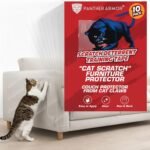 10 Pack Cat Scratch Furniture Protector Tape Sheets – Double-Sided Sticky Training (5 XL, 5 Large) – Anti-Scratch Couch & Sofa Guard – Clear – Not for Leather, Velvet, Microfiber - Image 2