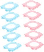 10pcs Hamster Cage Connector Kit - DIY Tube Tunnel Accessory for Small Pets, Plastic Pipe Joint Covers for Rodent Habitats - Image 2