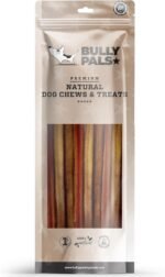 12 inch Standard Bully Sticks for Dogs - 10 Pack - All Natural, Single Ingredient, Dehydrated, Rawhide and Chemical Free, Fully Digestible Beef Dog Treats and Dental Chew Bones - Image 2