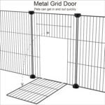 HOMIDEC Pet Playpen,Small Animal Cage DIY Wire Fence with Door for Indoor or Outdoor Use,Portable Yard Fence for Small Animal,Puppies,Kitties,Bunny,Guinea Pigs,Turtle,15 Panels, 48" x 24" x 16" - Image 6