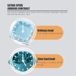 Fun Feeder Slow Bowl, Dog Slow Feeders Bowls Anti-Obesity&Choking&Overeating, Dog Puzzle Healthy Anti-Slip Lick Treat Bowls Dishes Maze Interactive Puzzle(Dark Green) - Image 9