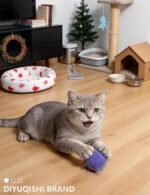 50 Cat Toy Balls Interactive Sturdy Play Toys Soft Fuzzy Balls for Indoor Fun and Exercise Suitable for All Cat Breeds - Image 4