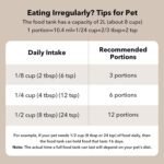 PETLIBRO Automatic Cat Feeder, 2L Timed Cat Feeder with 180-Day Battery Life, Automatic Pet Feeder for Cat & Dog, Cat Food Dispenser Program 1-6 Meals Control, Automatic Dog Feeder for Dry Food - Image 8