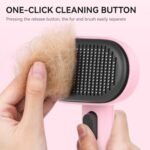 aumuca Cat Brush Dog Brush for Shedding, Cat Brushes for Long or Short Haired Cats, Dog Hair Brush Cat Grooming Brush Cat Comb Cat Deshedding Brush Easily Removes Mats, Tangles, and Loose Fur - Image 5