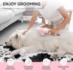 aumuca Cat Brush Dog Brush for Shedding, Cat Brushes for Long or Short Haired Cats, Dog Hair Brush Cat Grooming Brush Cat Comb Cat Deshedding Brush Easily Removes Mats, Tangles, and Loose Fur - Image 9