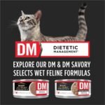 Purina Pro Plan Veterinary Diets DM Dietetic Management Feline Formula Dry Cat Food - 10 lb. Bag - Image 7