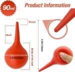 MDEOOSKY 11 Pack Tube Feeding Kit, Includes 5 Pack 8 FR Red Feeding Tubes & 5 Pack 5/10/20/30/60 ML Syringes & 1 Bulb Syringe for Puppy Kitten Lamb Goat Measuring Watering - Image 5