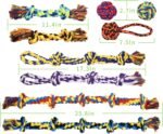 Large Tough Chew Toys for Aggressive Chewers Large Breed,Heavy Duty Dental Rope Toys Kit for Medium Dogs,5 Knots Indestructible Cotton Puppy Teething Chew Tug Toy Set of 9 - Image 10