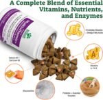 Doggie Dailies 5 in 1 Multivitamin for Dogs - 225 Soft Chews - Dog Multivitamin for Skin and Coat Health, Joint Health, Improved Digestion (Peanut Butter) - Image 6