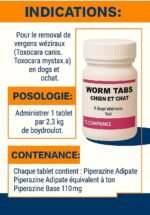 Dog & Cat Dewormer Tablets – Over‑The‑Counter Broad‑Spectrum Treats for Roundworm Control, 12‑Count (for Dogs & Cats) - Image 4
