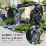 Unocho Seiryu Rock Aquarium Stones 11lb Natural Dragon Stone for Aquascaping Fish Tank Aquarium Landscaping Model Tank Decoration Miniature Fairy Garden(3-8 Inches) - Image 4