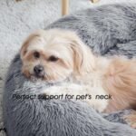 Calming Dog Bed & Cat Bed, Anti-Anxiety Donut Dog Cuddler Bed, Warming Cozy Soft Dog Round Bed, Fluffy Faux Fur Plush Dog Cat Cushion Bed for Small Medium Dogs and Cats (20"/24"/27"/30") - Image 3