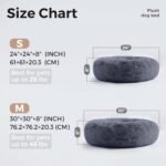 Calming Dog Bed & Cat Bed, Anti-Anxiety Donut Dog Cuddler Bed, Warming Cozy Soft Dog Round Bed, Fluffy Faux Fur Plush Dog Cat Cushion Bed for Small Medium Dogs and Cats (20"/24"/27"/30") - Image 5