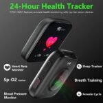 FITVII Health & Fitness Tracker (Answer/Make Calls), Smart Watch with 24/7 Heart Rate and Blood Pressure, Sleep Tracking Monitor, 120+ Sport Mode Activity Tracker - Image 3