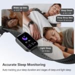 FITVII Health & Fitness Tracker (Answer/Make Calls), Smart Watch with 24/7 Heart Rate and Blood Pressure, Sleep Tracking Monitor, 120+ Sport Mode Activity Tracker - Image 4