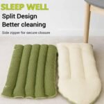 Removable and Washable Winter Closed-Off Cat Bed, Cozy Monster Cat Bed, Comfortable Cats beds Cover with Soft Lining, Warm Nest Sleeping Beds Puppy House for Cats & Small Dogs(Green,Large) - Image 5