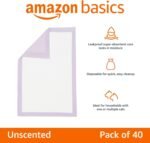 Amazon Basics Cat Litter Pee Pads, 40 Count, Universal Fit for Litter Box, Odor Control, Unscented - Image 3