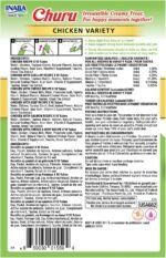 INABA Churu Cat Treats, Lickable, Squeezable Creamy Purée Cat Treat with Green Tea Extract & Taurine, 14 Grams Each Tube, 60 Tubes, Chicken Variety Box - Image 3