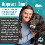 Maxpower Planet Pet Grooming Brush - Double Sided Shedding, Dematting (A1 Blue, Large) - Image 3