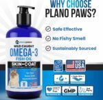 Omega 3 Fish Oil for Cats – Liquid Fish Oil with EPA & DHA – Supports Skin & Coat Condition – Easy to Mix for Cats & Kittens - Image 4