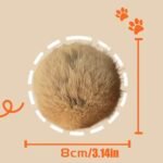 Rabbit Fur Ball Cat Toy, Soft Fluffy Cat Toy Ball, Rabbit Fur Ball Soft Plush Cats Toy, Catnip Toys for Indoor Cats, Interactive Kitten Toys for Chasing, Kicking & Indoor Exercise (5PCS) - Image 4