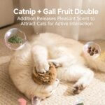 Rabbit Fur Ball Cat Toy, Soft Fluffy Cat Toy Ball, Rabbit Fur Ball Soft Plush Cats Toy, Catnip Toys for Indoor Cats, Interactive Kitten Toys for Chasing, Kicking & Indoor Exercise (5PCS) - Image 8