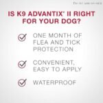 K9 Advantix II Flea and Tick Treatment for Medium Dogs weighing 4.6 kg to 11 kg (10 lbs. to 24 lbs.)-6 doses - Image 5