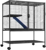 VEVOR 36" Rolling Metal Ferret Cage, Large 2-Tier Critter Nation Cage, Small Animal Cage with Ramps & Tray, Easy to Set up for Pet Rats, Hamster, Guinea Pig, Chinchilla, Squirrel, Hedgehogs, Bunny - Image 10