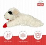 MultiPet MU48375 Plush Dog Toy, Lambchop, 10'', White - Image 4