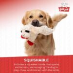 MultiPet MU48375 Plush Dog Toy, Lambchop, 10'', White - Image 5