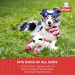 MultiPet MU48375 Plush Dog Toy, Lambchop, 10'', White - Image 8