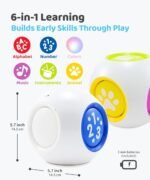 BEST LEARNING Learning Cube - Educational Musical Activity Center Block Toy for 6-12 Month and up | Ideal 1 Year Old Baby Toys Gift | First Boy or Girl Birthday Gift - Image 3