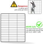 DIY Small Animal Playpen, Pet Playpen, Guinea Pig Cages, Rabbit Playpen, Small Animal Cage, Dog Playpen, Puppy Playpen, Indoor Portable Metal Wire Yard Fence, 15 X 12 Inch, 12 Panels, Black - Image 4