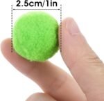 Molain Large Cat Toy Balls, Soft Cat Balls 1Inch Kitten Pom poms Ball Cat Play Toy (50 Pcs) - Image 4