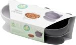 Kitty City Raised Cat Food Bowl Collection/Stress Free Pet Feeder and Waterer and Slow Feed Bowls - Image 6