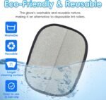 Thickened Ectrostatic Pet Hair Removal Glove, Magic Brush Pet Hair Remover Tool for Cat & Dog, Upgraded Reusable Pet Hair Gloves for Couch, Clothing, Carpet & Car Seat, Cat Grooming Gloves - Image 6