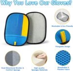 Thickened Ectrostatic Pet Hair Removal Glove, Magic Brush Pet Hair Remover Tool for Cat & Dog, Upgraded Reusable Pet Hair Gloves for Couch, Clothing, Carpet & Car Seat, Cat Grooming Gloves - Image 8