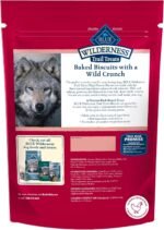 Blue Buffalo Wilderness Trail Treats High Protein Grain Free Crunchy Dog Treats Biscuits, Salmon Recipe 283G Bag, 10Oz - Image 3