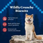 Blue Buffalo Wilderness Trail Treats High Protein Grain Free Crunchy Dog Treats Biscuits, Salmon Recipe 283G Bag, 10Oz - Image 5