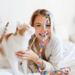 3 Pack Cat Wand Toy, Interactive Cat Rainbow Wand Toys, Interactive Cat Teaser Wand String, Rainbow Cat Teaser Wand String Plush Toy with Bell for Kitten Cat Exerciser Playing - Image 7