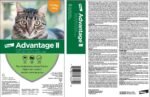 Advantage II Flea Treatment for Small Cats weighing between 2.3 kg to 4 kg (5 lbs. to 9 lbs.)-6 doses - Image 3