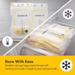 Medela Easy Pour Disposable Breast Milk Storage Bags, 7 oz/210 ml Capacity, Leakproof Design with Milk Protection, Made Without BPA, Pack of 100 - Image 5
