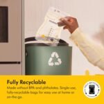Medela Easy Pour Disposable Breast Milk Storage Bags, 7 oz/210 ml Capacity, Leakproof Design with Milk Protection, Made Without BPA, Pack of 100 - Image 8