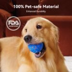 Cheerble Smart Interactive Dog Toy Ball, Wicked Ball AIR, Automatic Moving, Bouncing and Rotating Ball, 3 Modes, E-TPU Material, IPX7 Waterproof, Active Rolling Ball for Medium to Large Dogs (Blue) - Image 6