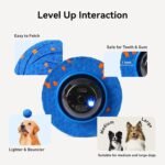 Cheerble Smart Interactive Dog Toy Ball, Wicked Ball AIR, Automatic Moving, Bouncing and Rotating Ball, 3 Modes, E-TPU Material, IPX7 Waterproof, Active Rolling Ball for Medium to Large Dogs (Blue) - Image 7