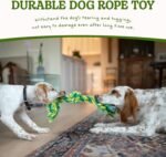 SHARLOVY Dog Rope Toy, Durable Cotton Dog Chew Toys for Aggressive Chewers, Interactive Tug of War Dog Toys for Small Medium to Large Breed (2 Pack, for Medium Dog) - Image 5