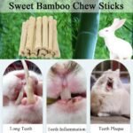 Sweet Bamboo Chew Sticks 1.1lb/500g, Natural Bamboo Molar Sticks Chew Toys, for Rabbit, Hamster, Bunny, Guinea Pig, Chinchilla, Small Animal Molar Snacks - Image 4