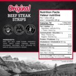 McSweeney's Original Beef Steak Strips Box. 100% Made in Canada, Naturally Smoked, High Protein Snacks, Gluten Free, Meat Snacks, Shelf Stable, Bulk Case 28g (Pack of 12) - Image 3