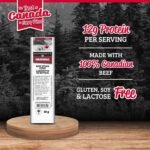 McSweeney's Original Beef Steak Strips Box. 100% Made in Canada, Naturally Smoked, High Protein Snacks, Gluten Free, Meat Snacks, Shelf Stable, Bulk Case 28g (Pack of 12) - Image 6